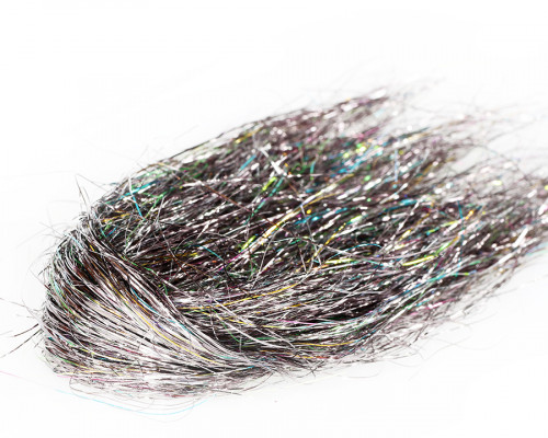 Fine 3D Tinsel Hair, Gray UVR / 91